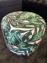 Small Multi Color Accent Pouf - Ornate Home
