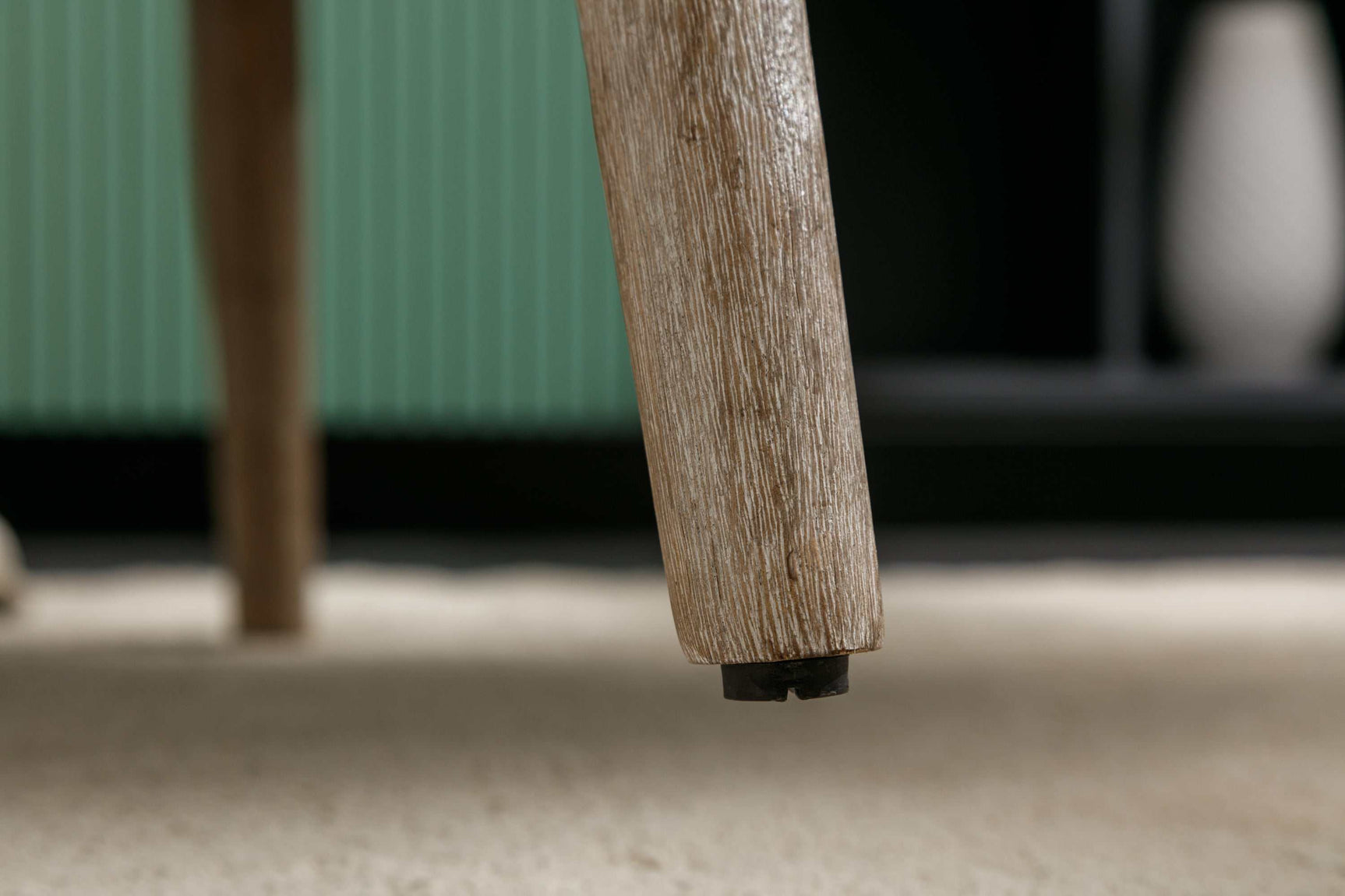 Smithe Teddy Button Accent Slipper Chair White - Ornate Home