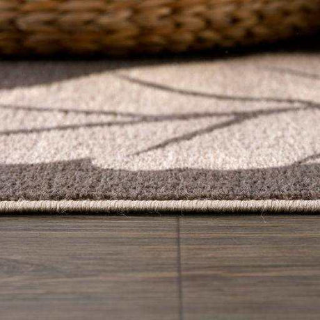 Solana Yellow/Brown Floral Indoor NonSlip Area Rugs - Ornate Home