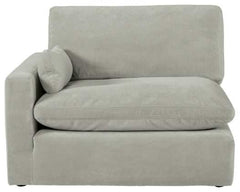 Sophie Gray Velvet Modular Sectional Units - Ornate Home