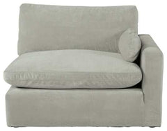 Sophie Gray Velvet Modular Sectional Units - Ornate Home