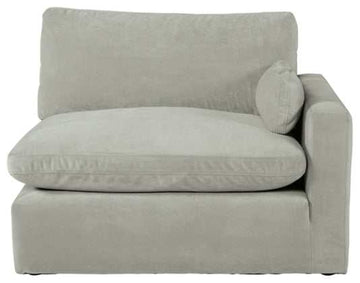 Sophie Gray Velvet Modular Sectional Units - Ornate Home
