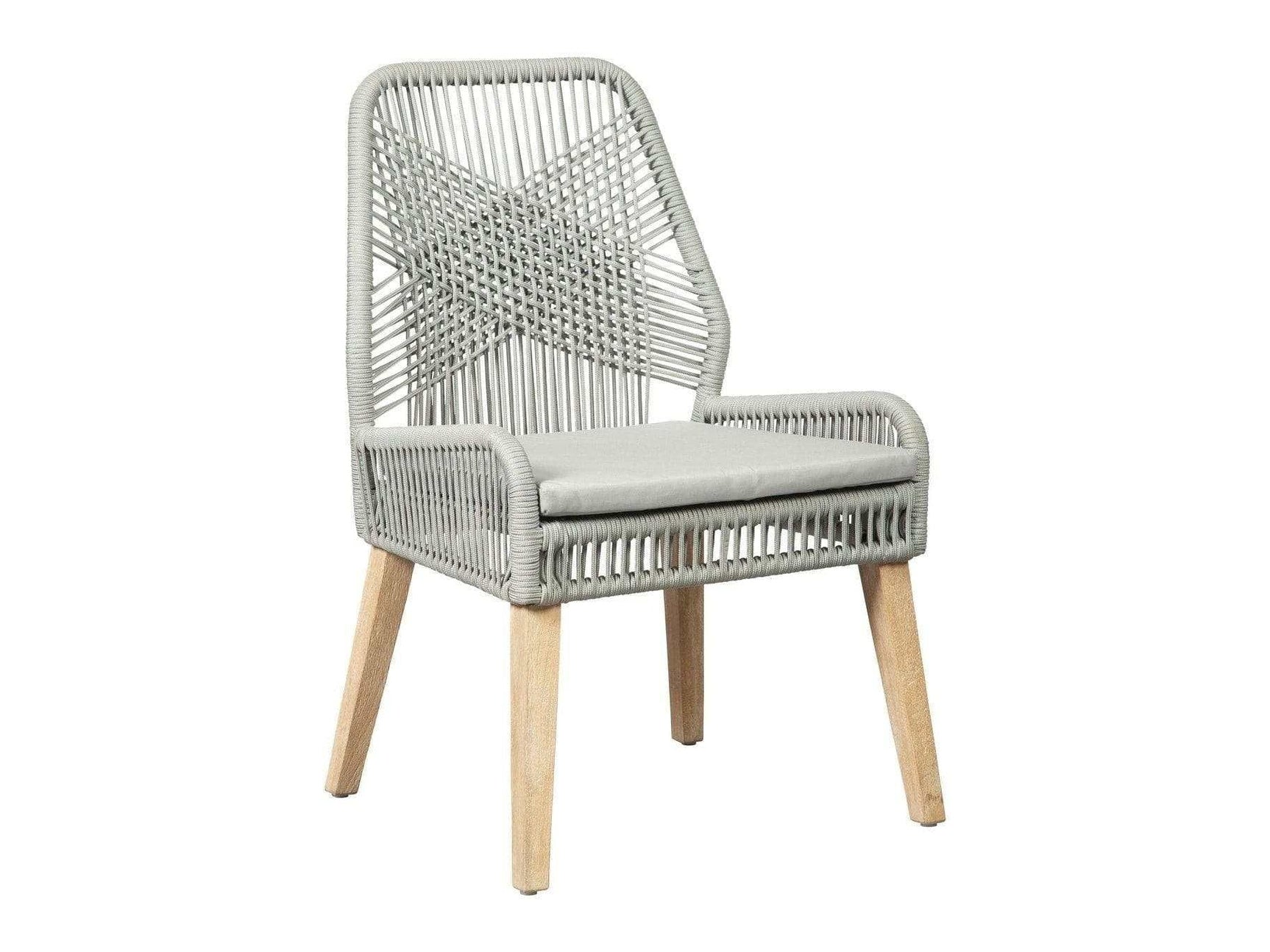 Sorrel Woven Back Outdoor Dining Chairs (Set of 2) - Ornate Home