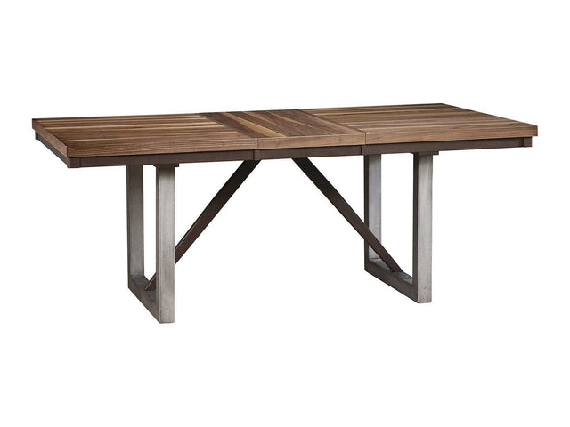 Spring Creek Natural Walnut Dining Table w/ Extension Leaf - Ornate Home