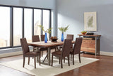 Spring Creek Natural Walnut Dining Table w/ Extension Leaf - Ornate Home