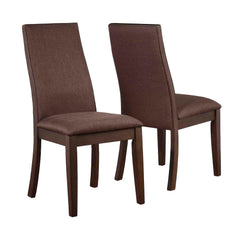 Spring Creek Natural Walnut & Rich Cocoa Brown 7pc Dining Room Set - Ornate Home
