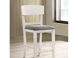 Stacie White/Gray Counter Height Chair (Set of 2) - Ornate Home
