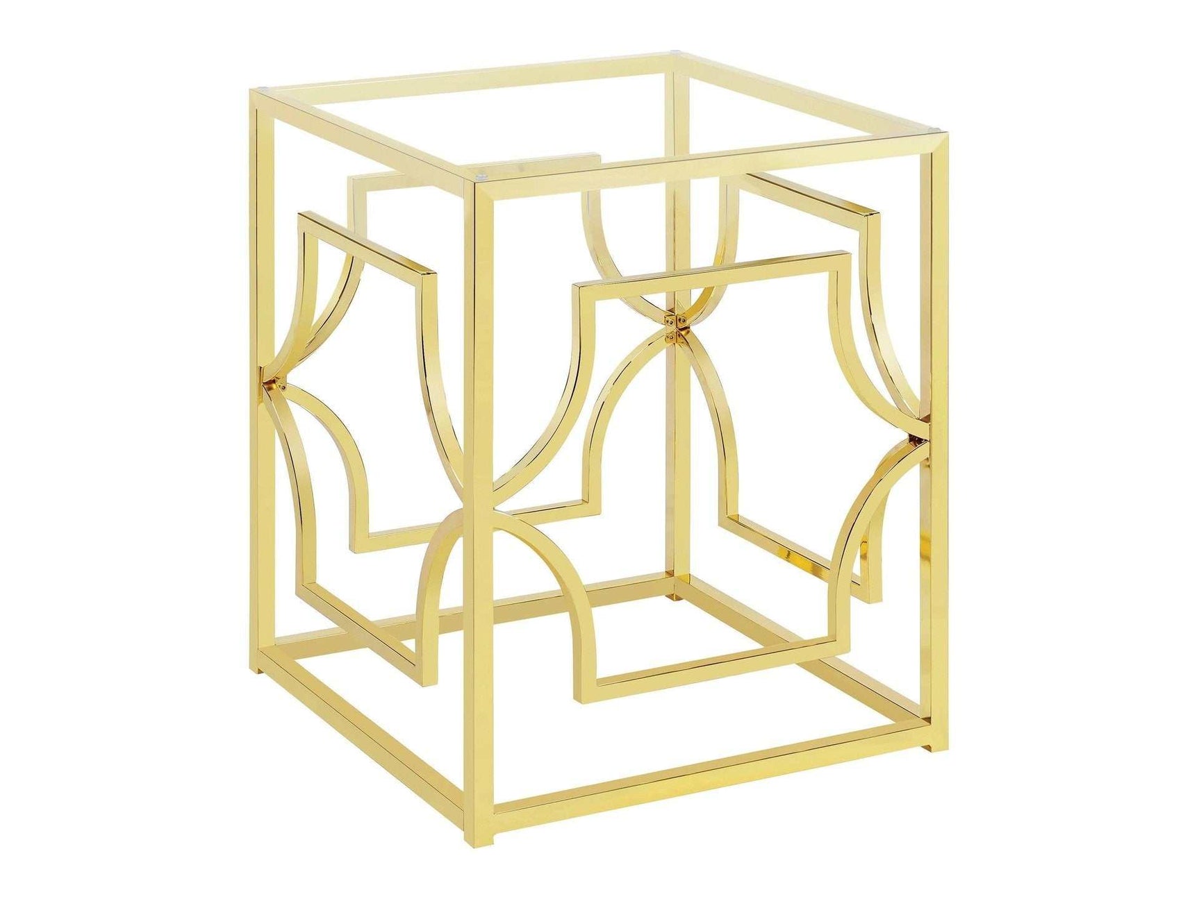 Starlight Brass Square Dining Table Base - Ornate Home