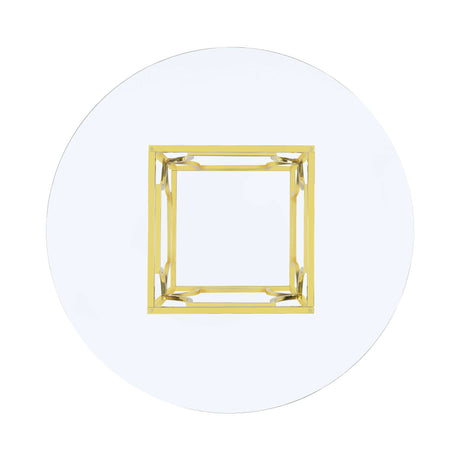 Starlight Brass Square Dining Table Base - Ornate Home