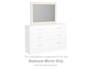 Stelsie White Bedroom Mirror - Ornate Home