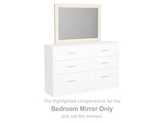 Stelsie White Bedroom Mirror - Ornate Home