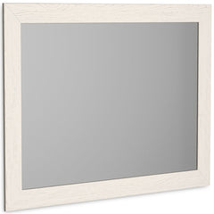 Stelsie White Bedroom Mirror - Ornate Home