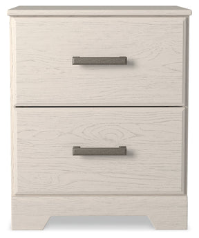 Stelsie White Nightstand - Ornate Home