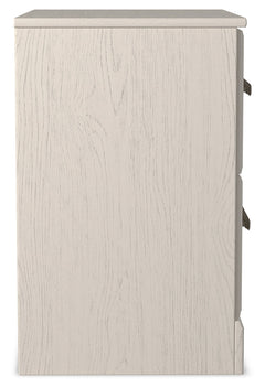 Stelsie White Nightstand - Ornate Home