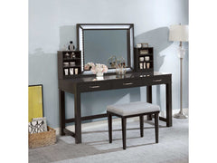 Stephanie Obsidian Gray Vanity - Ornate Home