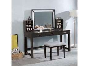 Stephanie Obsidian Gray Vanity - Ornate Home