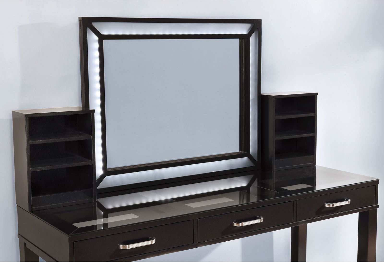 Stephanie Obsidian Gray Vanity - Ornate Home