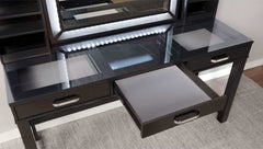 Stephanie Obsidian Gray Vanity - Ornate Home