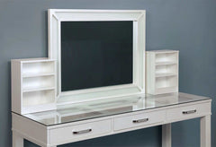 Stephanie White Vanity Set / 3pc - Ornate Home