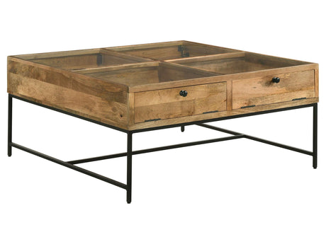 Stephie Honey Brown Coffee Table - Ornate Home