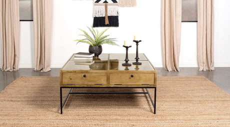 Stephie Honey Brown Coffee Table - Ornate Home
