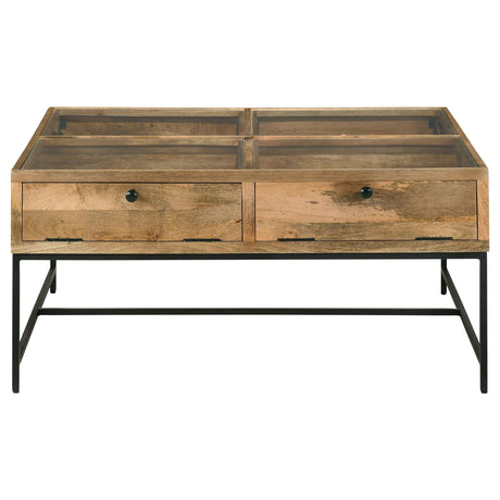 Stephie Honey Brown Coffee Table - Ornate Home
