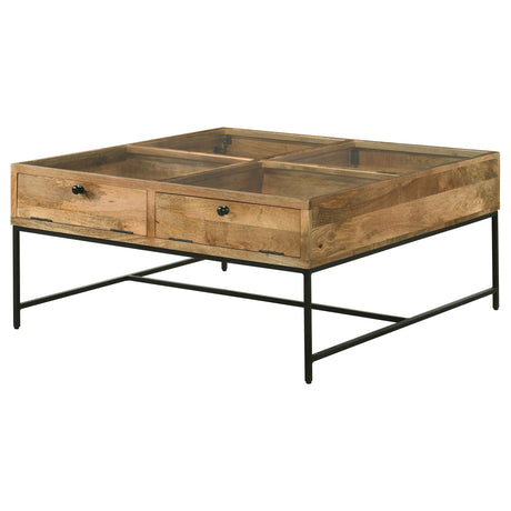 Stephie Honey Brown Coffee Table - Ornate Home