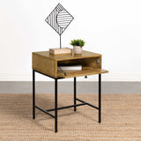 Stephie Honey Brown End Table - Ornate Home