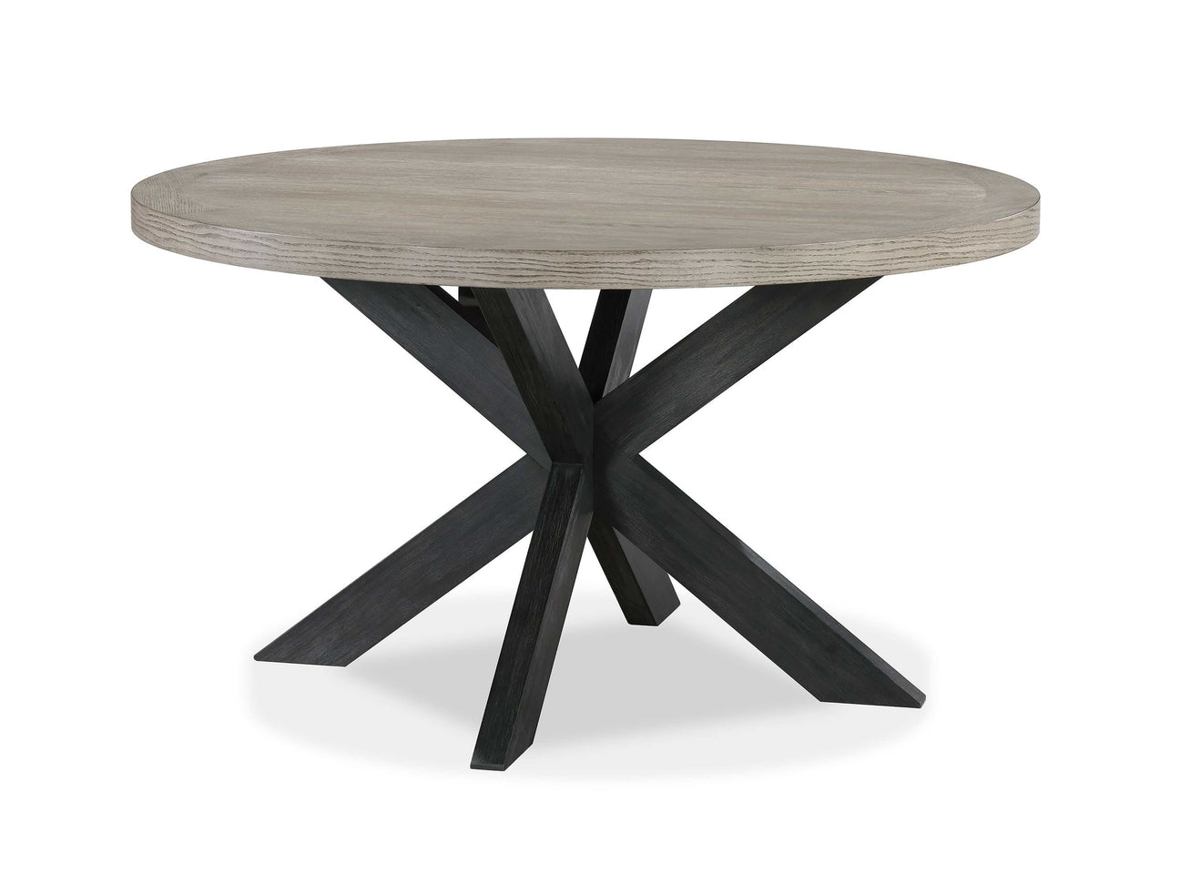 Stevens Charcoal Black/Light Brown Dining Table - Ornate Home