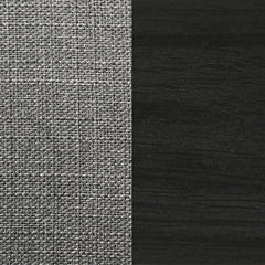 Stevie Brown Grey / Black Arm Chair (Set of 2) - Ornate Home
