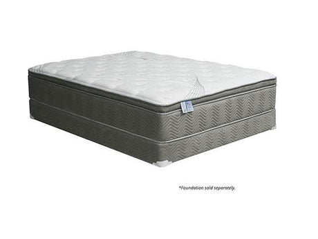 Stormin White/Gray 13" Euro Pillow Top Full Mattress - Ornate Home