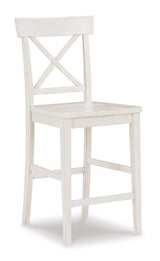 Stuven White Counter Height Bar Chair (Set of 2) - Ornate Home