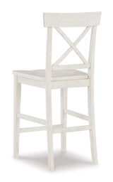 Stuven White Counter Height Bar Chair (Set of 2) - Ornate Home