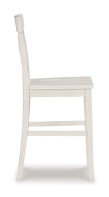 Stuven White Counter Height Bar Chair (Set of 2) - Ornate Home