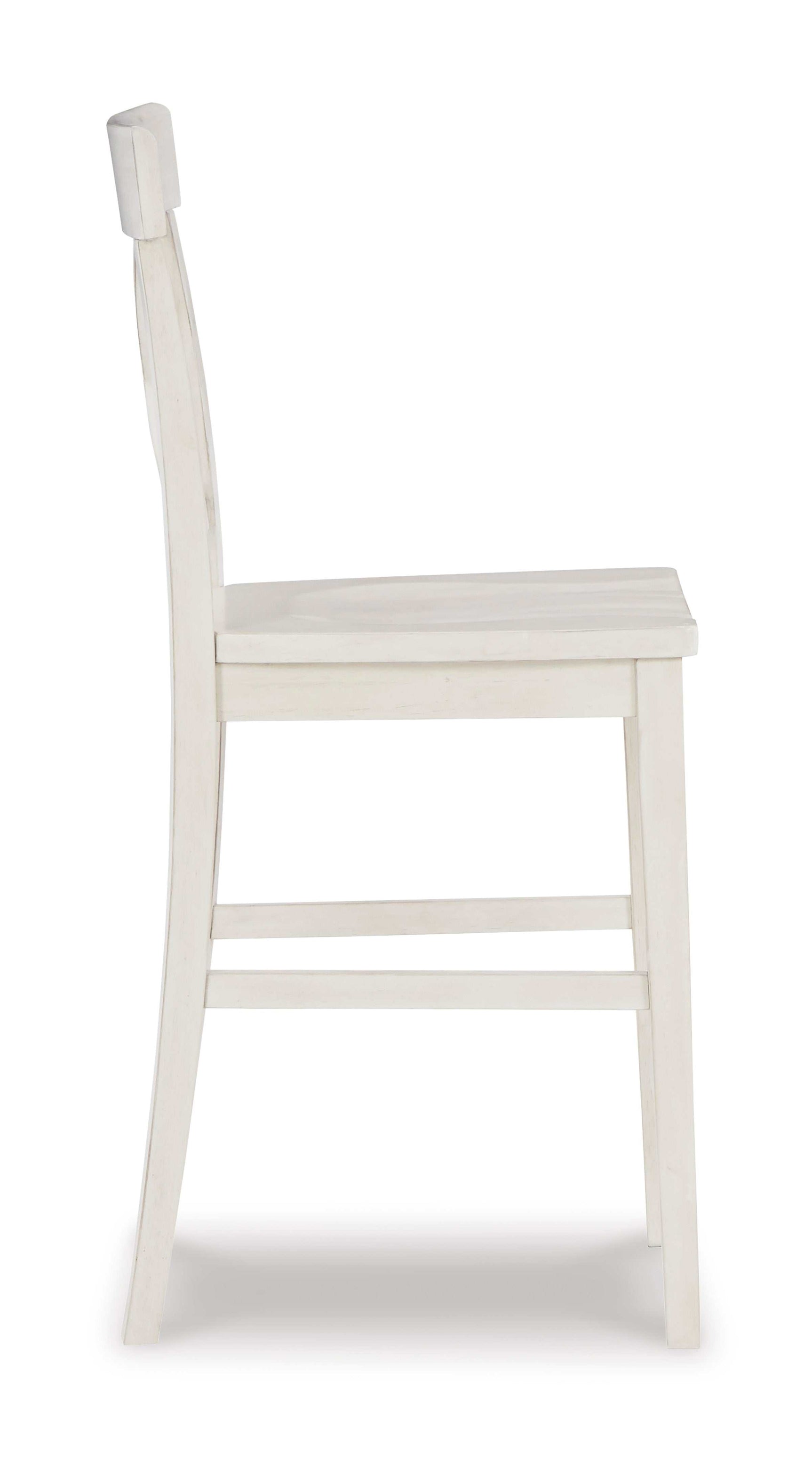 Stuven White Counter Height Bar Chair (Set of 2) - Ornate Home