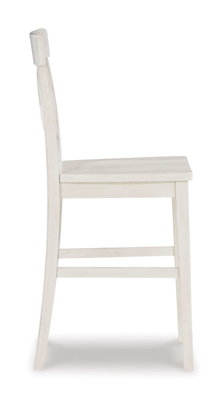 Stuven White Counter Height Bar Chair (Set of 2) - Ornate Home