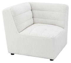 Sunny Natural White 6pc Modular Sectional Living Room Set - Ornate Home