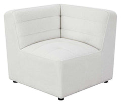 Sunny Natural White 6pc Modular Sectional Living Room Set - Ornate Home