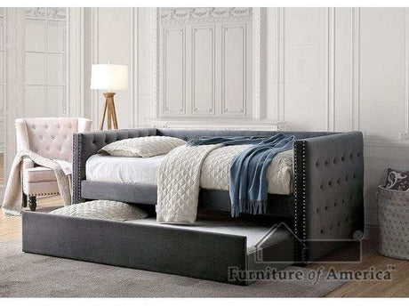 Susanna Gray Daybed w/ Trundle - Ornate Home