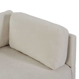 Sutter Sectional Sofa with Reversible Chaise Beige - Ornate Home