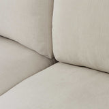 Sutter Sectional Sofa with Reversible Chaise Beige - Ornate Home