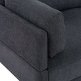 Sutter Sectional Sofa with Reversible Chaise Gray - Ornate Home