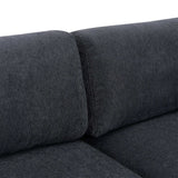 Sutter Sectional Sofa with Reversible Chaise Gray - Ornate Home