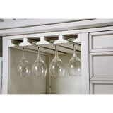 Sutton Antique White Counter Height Table - Ornate Home