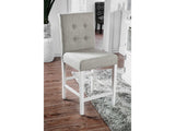 Sutton Antique White Counter Ht. Chair (Set of 2) - Ornate Home