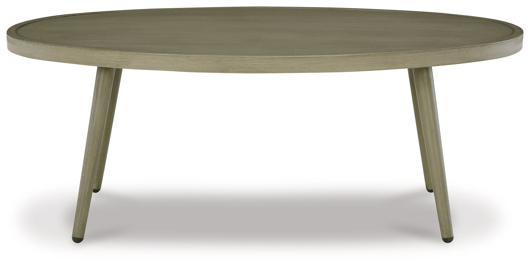 Swiss Valley Beige Oval Outdoor Coffee Table - Ornate Home