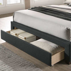 Sybella Dark Gray Queen Bed - Ornate Home