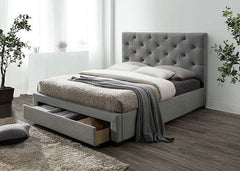 Sybella Gray California King Bed - Ornate Home