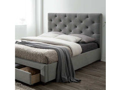 Sybella Gray Full Bed - Ornate Home