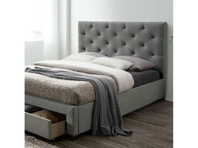 Sybella Gray Full Bed - Ornate Home